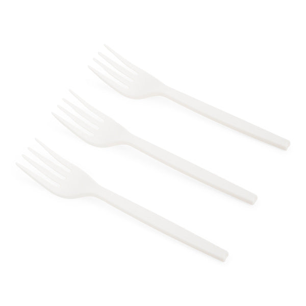 1-PACK OF FORK PLAS 7IN PSM WHT