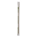 1250-PACK OF Straw Eco-Products 10.25-Inch Renewable Compostable PHA Straws - Natural White (Pack of 1,250) for Sustainable Drinking