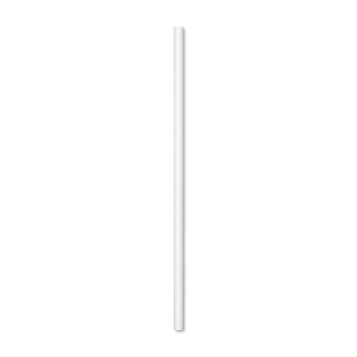 24-PACK OF Straw Paper UNWRP White 7.75in