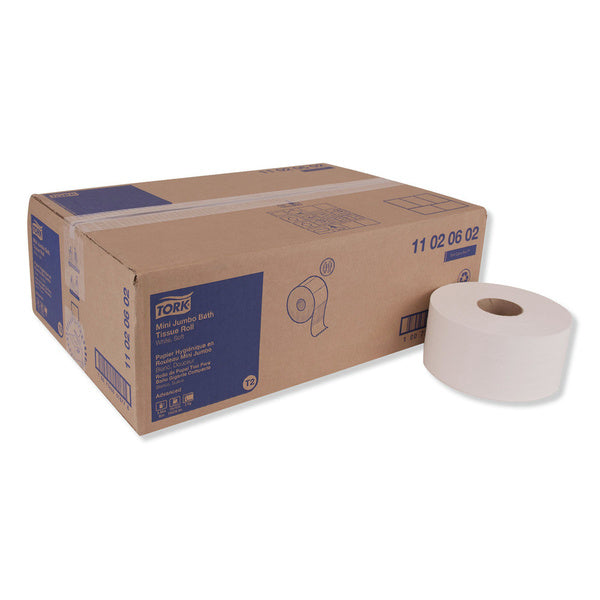 12-PACK OF Tork Advanced Jumbo Bath Tissue - Septic Safe 3.48 in. x 751 ft. 2-Ply White Toilet Paper (12 Rolls/Carton)