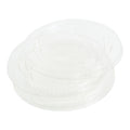 20-PACK OF LID PLAS CLR F/3-4OZ PRTN CUP