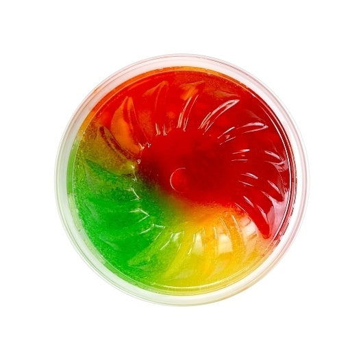 6-PACK OF Gelatin, Rainbow Salad Fruit Ring Ref Winky, 6 - 22 OZ