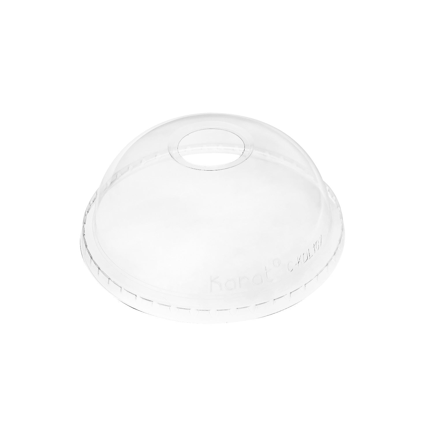 500-PACK OF Lid Togo Karat 500 ct 32 oz Plastic Dome Cup Lids | PET | 107 mm