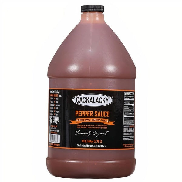 4-PACK OF Sauce Hot, Cackalacky Pepper Sauce Jug, Cackalacky