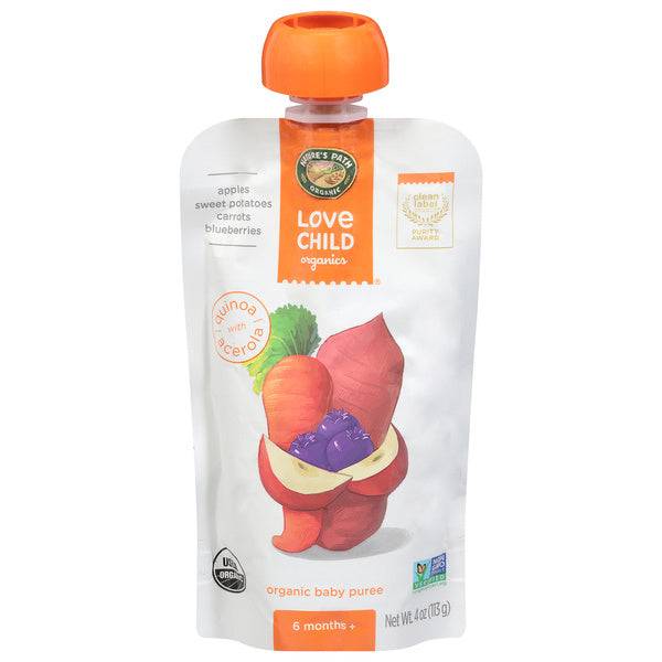 12-PACK OF FOOD BABY ORGANIC BABY PUREE