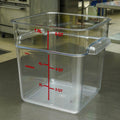 1 EA-PACK OF CONTAINER FOOD STOR SQUARE 8QT