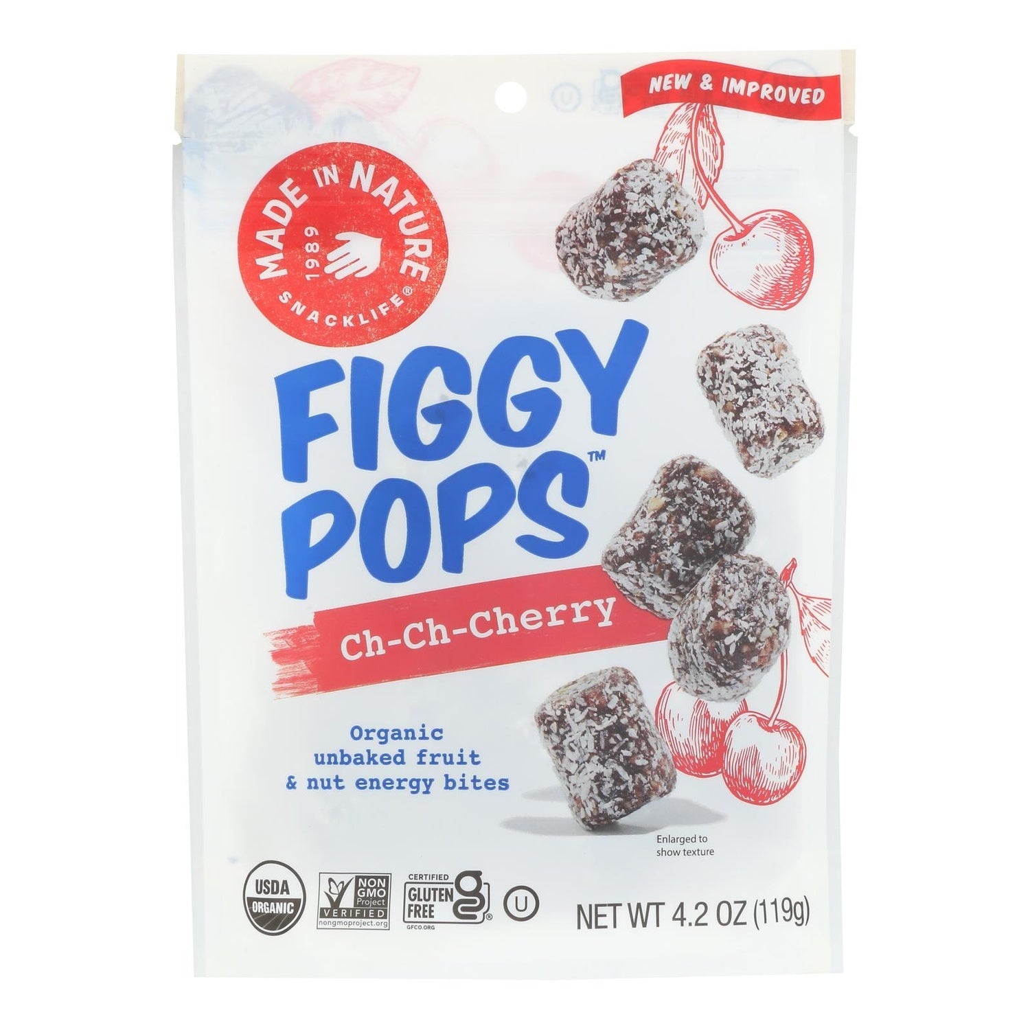 6-PACK OF SNACK FRUIT CHERRY FIGGY POPS