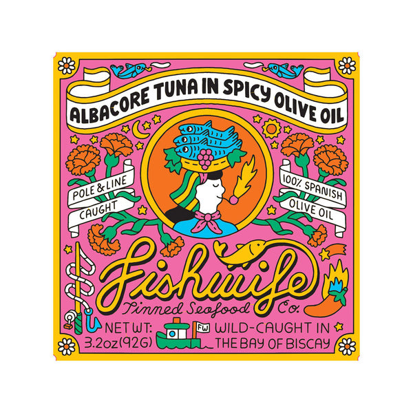 3.2 OZ-PACK OF TUNA ALBACORE IN SPCY OLIV OIL