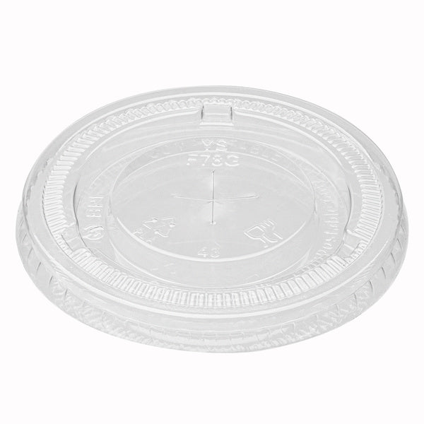 1000-PACK OF Lid Togo Karat Earth 78mm PLA Flat Lid for 10oz PLA Cup - 1,000 pcs