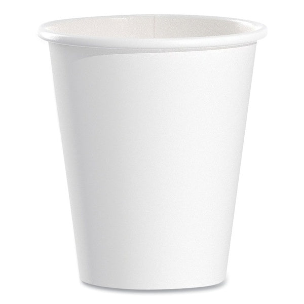 1000-PACK OF Cup Paper SOLO 376W-2050 6 oz. White Single-Sided Poly Paper Hot Cups - 1000 Count for Coffee, Tea, and Hot Beverages