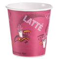 1000-PACK OF Cup Paper SOLO 510SI 10 oz. Red Bistro Design Paper Hot Cups - Perfect for Coffee, Tea, and Hot Chocolate (1000 Cups/Carton)