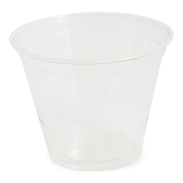 20-PACK OF CUP PLAS CLR SQUAT 9 OZ RIGID