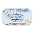 12-PACK OF SAUCE LEMON SARDINES EXTRA VIRGIN OLIVE OIL