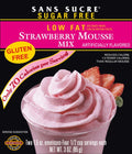 12-PACK OF Baking Mix Strawberry Mousse Sugar Free, Bernard Food Industries