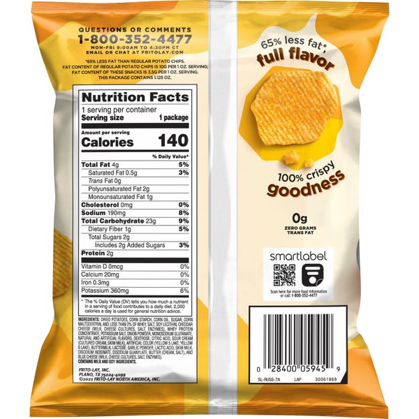 64-PACK OF CHIP POTATO CHDR SRCRM BKD