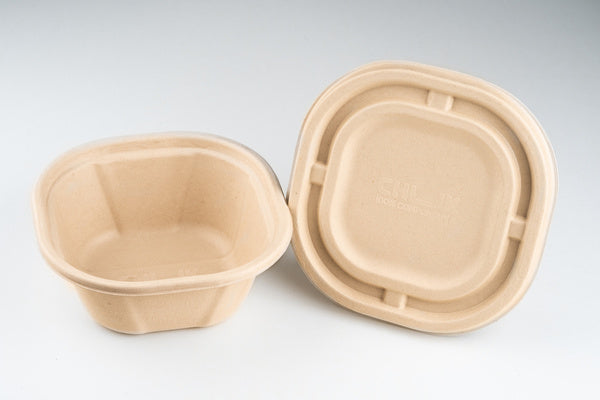 750-PACK OF Bowl 24 oz square round with Snap Lock,Natural, 750 Count Case