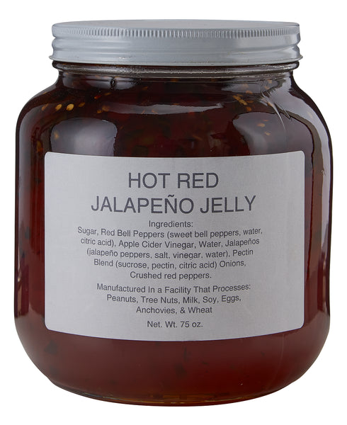 6-PACK OF JELLY JALAPENO HOT RED