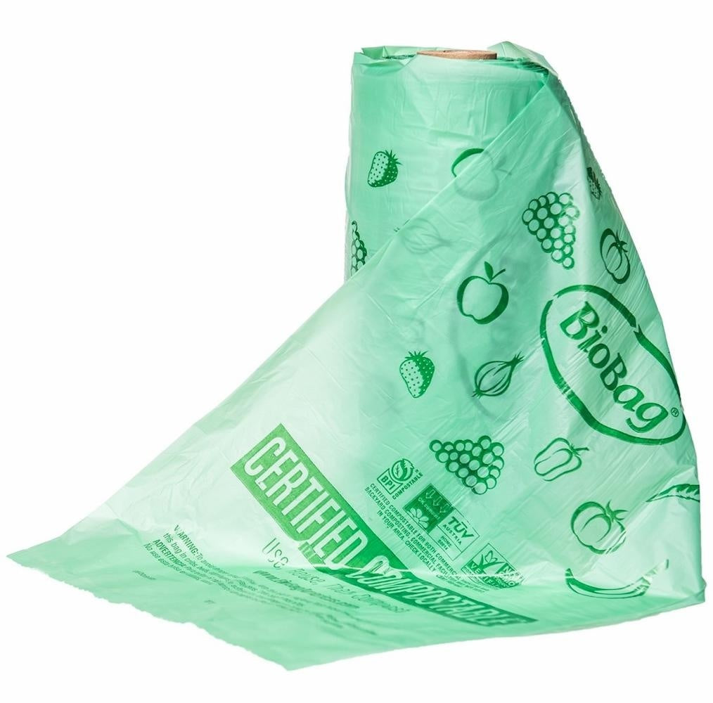 3200-PACK OF Bag Produce BioBag 11 x 17" Compostable Produce Bags | 4 Rolls of 800 per Case | 3200 bags