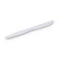 1000-PACK OF Cutlery Plastic Dixie KH217 Heavyweight Plastic Knives - Pack of 1000 - Premium White Cutlery for Events and Catering