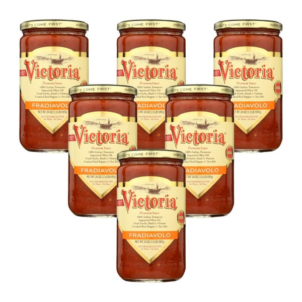 6-PACK OF Sauce Fradiavolo Victoria 24 oz