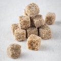 8-PACK OF SUGAR CUBE RGH CUT AMBER 8OZ