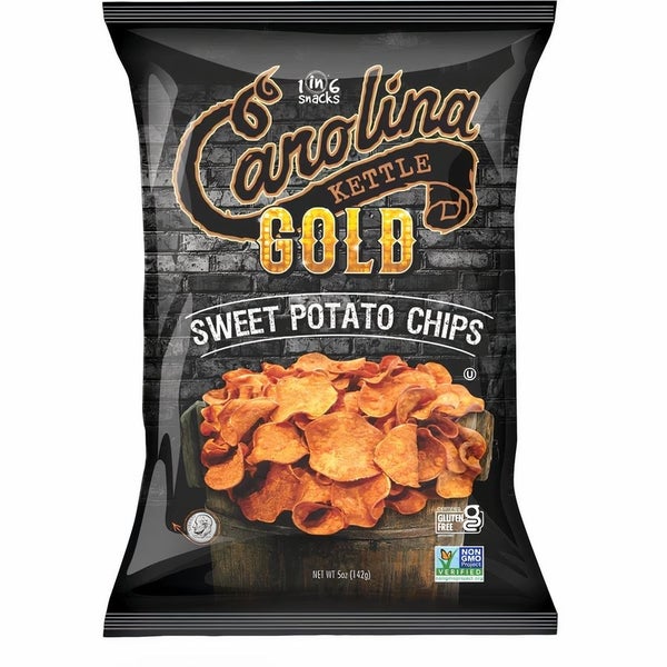 14-PACK OF Chip Potato Kettle Cooked, Sweet Potato 5 OZ, 1in6 Snacks