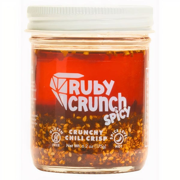 12-PACK OF Sauce Chili Crisp Spicy Ruby Crunch, 5 Lakes Flavor