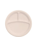 500-PACK OF Plate Compartment Dart 9FBRP3 9-Inch Compostable Fiber Dinnerware Plate - 3-Compartment Natural Plates for Sustainable Dining (500 Count)