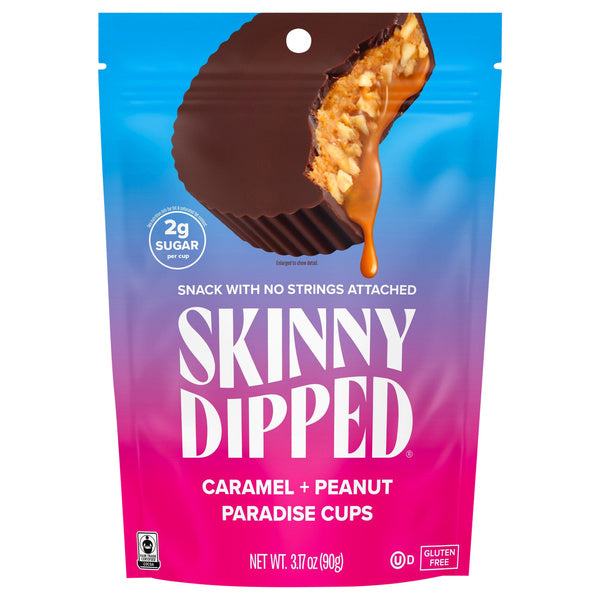 10-PACK OF CHOCOLATE CUP CARAMEL AND PEANUT