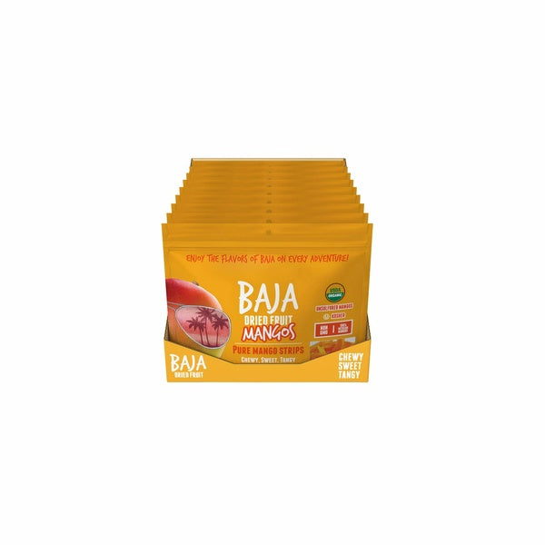 15-PACK OF Snack Dried Fruit, Mangos, Baja Vida Snacks