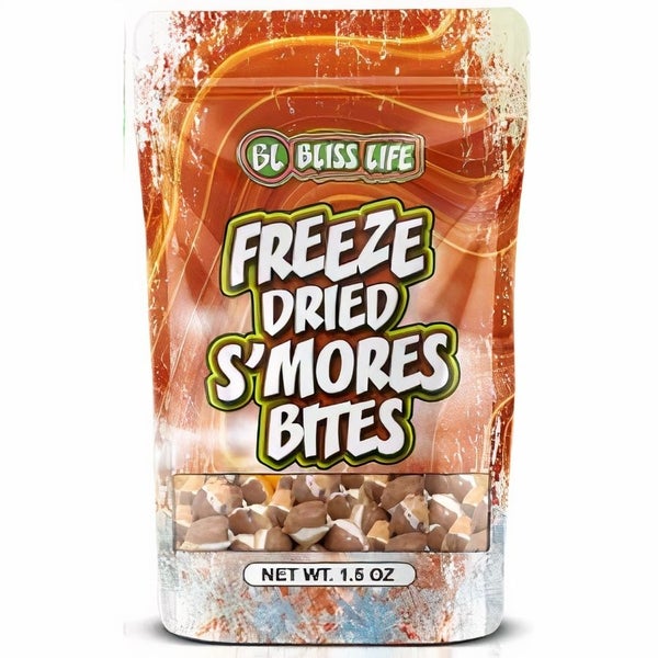 30-PACK OF Candy Freeze Dried S'more Bites, Bliss Life Products