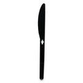 1000-PACK OF Cutlery Plastic Wego 54101102 Black Polystyrene Knives - Convenient 1000 Count Carton for Germ-Free Dining