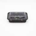 11-PACK OF Container Disp 6.5"x5" Black Bento Sushi Rectangular Container w/ Lid 550 Sets