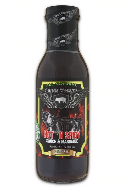 12-PACK OF Sauce Hot n Spicy Marinade, Croix Valley