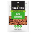 6-PACK OF Raw Almonds Snak Club, 6 - 4 Oz