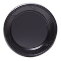 4-PACK OF PLATE PLAS FINESSE 9" BLK
