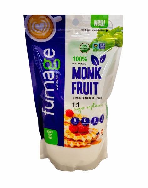 6-PACK OF Sugar Substitute, Monk Fruit Sweetener, Fumage Gourmet