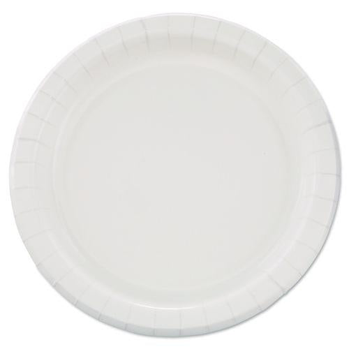 500-PACK OF PLATE PAPER WHITE CLAY COATED