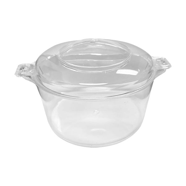 24-PACK OF Mini Pot 3.4 oz Plastic Dessert