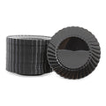 10-PACK OF PLATE PLAS BLK 6" RGD CLSWR