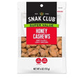 6-PACK OF Honey Cashews Snak Club, 6 - 4 Oz