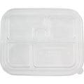 300-PACK OF CONTAINER TAKEOUT World Centric Compostable PLA Lids for 5 Compt Bento Boxes| 300 count
