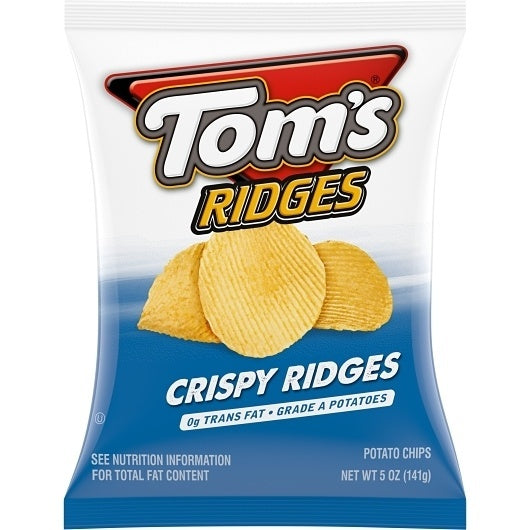 9-PACK OF Crispy Ridges Potato Chips Tom'S Snacks (Chips), 9 - 5 Oz