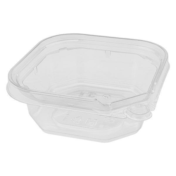 400-PACK OF Container Takeout Karat 400 ct 8 oz PET Tamper Resistant Square Container, Clear