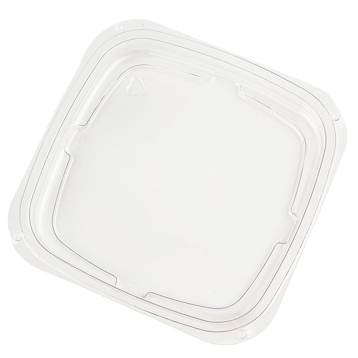 675-PACK OF Container Food Compostable PLA Lids for 8-24 oz Square Deli Containers | Good Natured Products | 675 count
