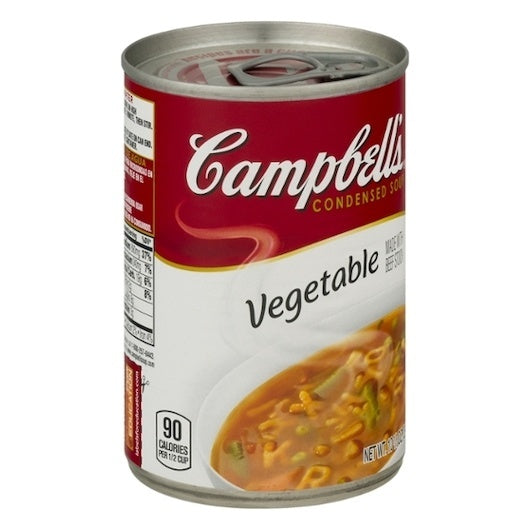 12-PACK OF Condensed Soup Red & White Vegetable Campbell'S Soup, 12 - 10.5 Oz