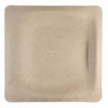 500-PACK OF PLATE COMPOSTABLE World Centric 9" Fiber Square Plates | No PFAS | 500 count