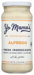 6-PACK OF Sauce Alfredo Yo Mamas Foods 16 oz