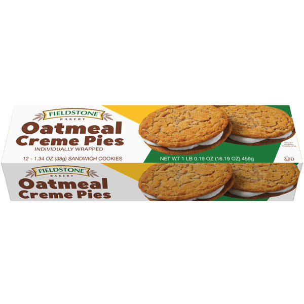 12-PACK OF COOKIE OATMEAL CREME PIE IW