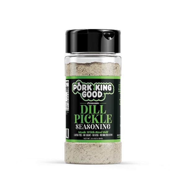 6-PACK OF Seasoning Shaker Dill Pickle Flavor, Pork King Good